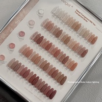 Ensemble de gel pour ongles en 30 couleurs, transparent comme du lait, couleur chair, durable, blanchissant, nude, printemps-été, pour salon de manucure