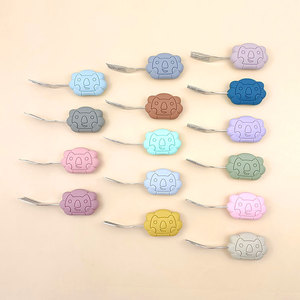 Kits de cuillères et fourchettes en silicone pour bébé <span class=keywords><strong>Bebe</strong></span> Vaisselle Ensemble d'alimentation Mini ensemble de couverts ODM & OEM Prix d'usine - Product Image 1