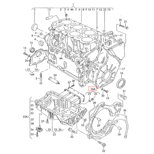 N90813201 N90813202 болт сливной пробки для двигателя с уплотнением для Volkswagen Audi Skoda SEAT EA111 EA888 EA211 EA288 - Product Image 5