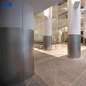 Wholesale Modern Fashion <strong>Aluminum</strong> Wall <strong>Cladding</strong> Curved Design Metal Facade Profile Decoration Column Panel for Architectural - Product Image 6