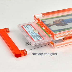 TCG工厂定制亚克力分级卡板可收藏展示柜支架BGS SGC PSA卡盒磁性保护器盒 - Product Image 5