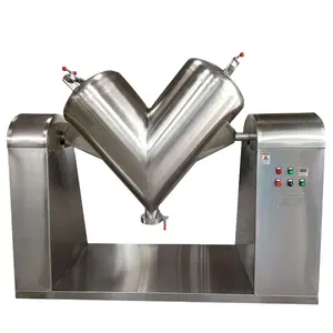 Miscelatore per polvere tipo V/miscelatore per particelle secche industriale per uso in laboratorio/frullatore per impastatrice