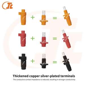 Connecteur <span class=keywords><strong>de</strong></span> stockage d'énergie, prise droite, <span class=keywords><strong>bornes</strong></span> électriques, connecteurs mâles et femelles 1500V - Product Image 3