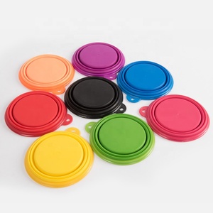 Tigela de Viagem para Cães Dobrável e Colapsável em Silicone Ecológico com Compartimento para Comida e Água, Portátil para Uso ao Ar Livre - Product Image 6