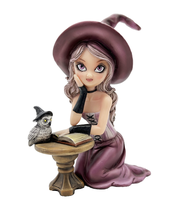 Figuras de Bruja de Resina Personalizadas al por Mayor, Adornos de Arte de Brujería, Regalo, Figura de Jardín, Decoración del Hogar