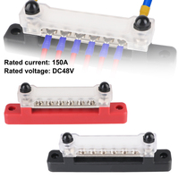 Bloc de distribution d'alimentation CC GW 48V 150A 6 voies 6 contacts pour bateau, camion, camping-car, caravane, voiture