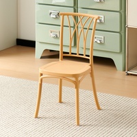 Chaise de salle à manger moderne en plastique PP pour enfants, prix d'usine, chaise de banquet souple pour hôtels et fêtes d'enfants