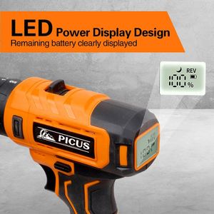 Super Power 12V Portable Power <strong>Drill</strong> Kit Li-ion Battery Electric Cordless Hand <strong>Drill</strong> with Accessories Plastic <strong>Box</strong> - Product Image 3