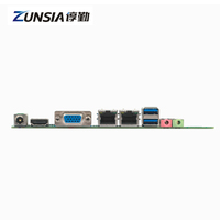 Zunsia 10th 8th Gen Mini ITX Motherboard Core I7 I5 I3 Celeron 4205U 5205U 2 Lan 6 * Com HD2.0 2 * DDR4 Placa base de quiosco industrial