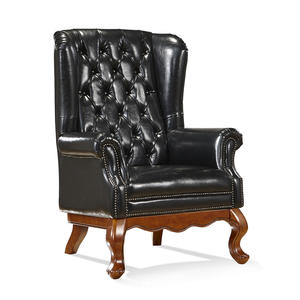 유럽 스타일 컴퓨터 가정용 사무실 럭셔리 하이 엔드 가죽 보스 의자 하이 백 회전 아메리칸 스타일 대형 클래스 의자 - Product Image 2