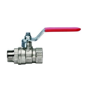Válvula de bola plana Mf de 3/4 pulgadas DN 20 30 bar 435 psi para sistemas de suministro de agua - Product Image 1