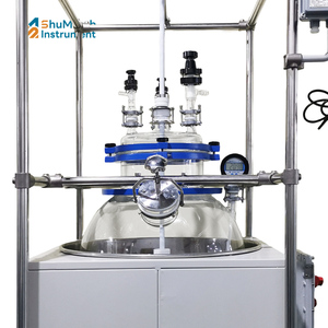 Reattore di vetro sferico ad alta precisione per reazioni chimiche di laboratorio di miscelazione e distillazione - Product Image 2