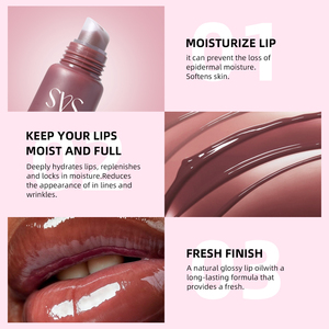 Gloss à lèvres ultra-doux, hydratant et éclatant, longue tenue, effet repulpant, marque privée, produit très demandé - Product Image 3