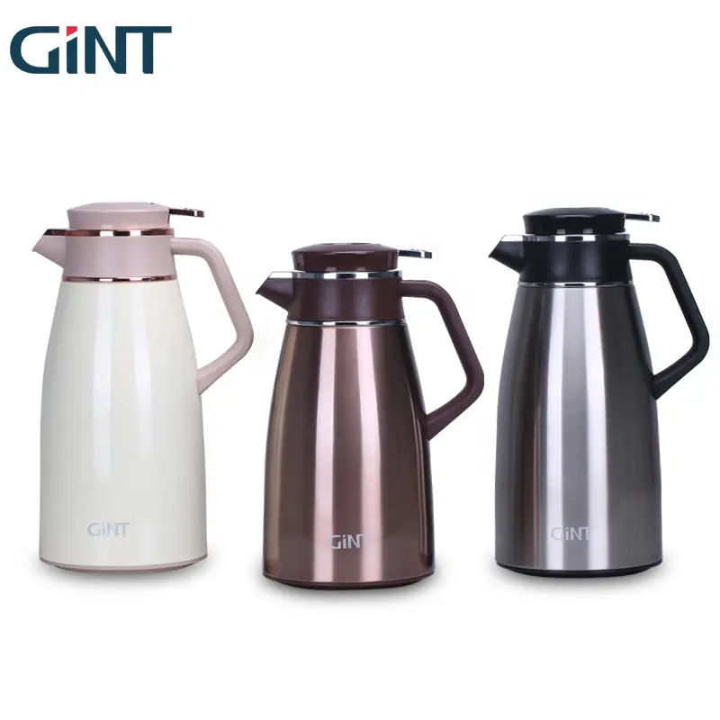 High quality family used thermos insulated vacuum glass liner coffee pot