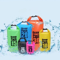 Ocean Pack Sport Beach Gear 500d Pvc Sacs étanches personnalisés étanches 2L 5L 10L 20L PVC Ocean Pack Sac étanches