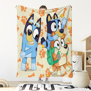 Sin Mínimo de Compra Novedoso Diseño con Patrón de Dibujos Animados para Mantas Esenciales del Hogar Estilo Lindo y Moderno Manta de Franela de Alta Calidad - Product Image 3