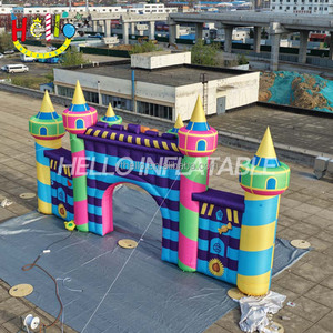 Arco Inflable Colorido con Diseño de Dulces, Puerta de Entrada Gigante para <span class=keywords><strong>Casa</strong></span> de Brinco, Decoración Frontal para Fiestas Infantiles y Parques Infantiles - Product Image 4