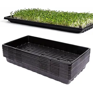 Rice Grow Tray Sprout Tree Propagation Starter Seedling Tray 1020 Plant 1020 Microgreen Trays - Shallow Extra Strength