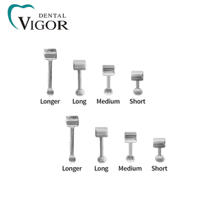 Crochets à boule sertissables orthodontiques dentaires 10 pièces en acier inoxydable, type stop long et court, outils orthodontiques - Product Image 2