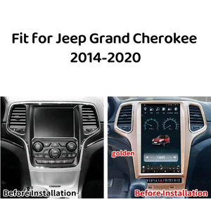 13.6 Inch Tesla Phong Cách Android Navigation Cho Jeep Grand Cherokee 2014 2020 Xe Đài Phát Thanh Đa Phương Tiện Tự Động Stereo Không Dây Carplay 4G - Product Image 2