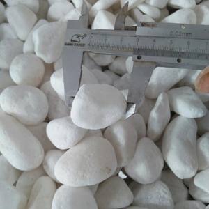 หินกรวดหินสีขาวหิมะแบบกลมตามธรรมชาติสำหรับภูมิทัศน์ภายนอก - Product Image 6