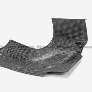 Couverture latérale de moteur en carbone sec de style OEM premium, 2 pièces, pour Ferrari F8 Cabriolet, amélioration de la garniture du compartiment moteur - Product Image 5