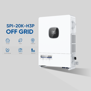 Sistema fotovoltaico trifásico de bajo voltaje para el hogar de 20KW, fuera de la red, admite hasta 6 unidades en paralelo, voltaje de salida 230V/400V - Product Image 1