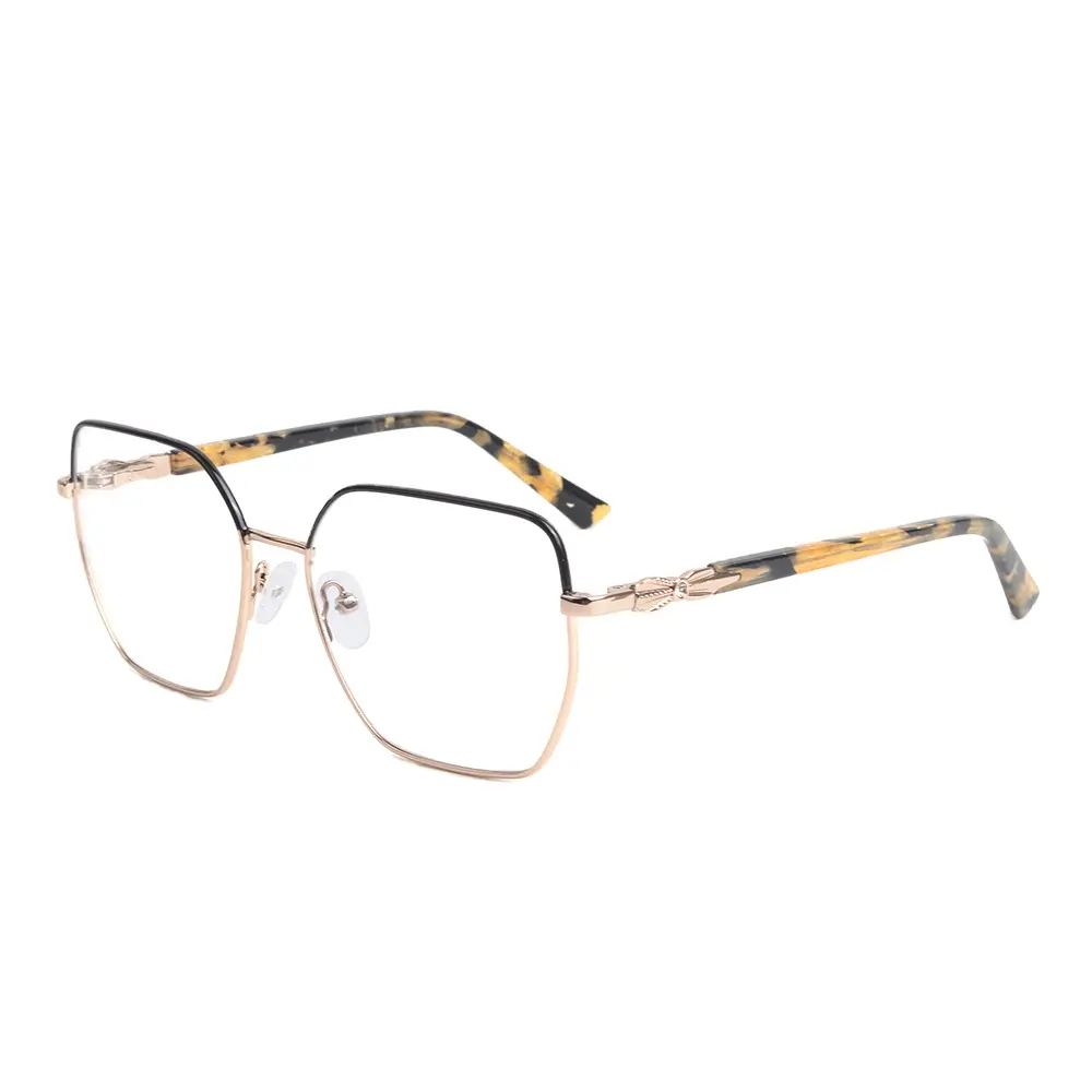 GP6209 Hot Selling China Factory Cat Eye Glasses Women Newest Style Fashion Eyewear Cateye Metal Optical Frames