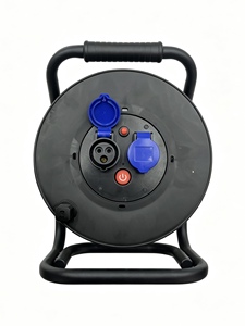 <span class=keywords><strong>สาย</strong></span>พ่วงอุตสาหกรรม CE GS 50 เมตร แบบม้วนเก็บได้ IP44 กันน้ำ <span class=keywords><strong>สาย</strong></span>ไฟ 3G1.5mm² H05VV-F พร้อมเครื่องหมาย Intertek S - Product Image 5