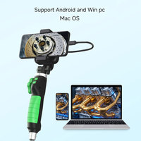 Endoscope industriel Dearsee à articulation bidirectionnelle 1080P, caméra d'inspection automobile 3,9 mm pour Android PC