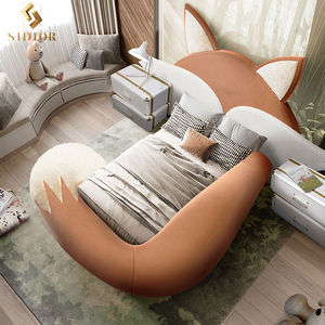 Ensemble <span class=keywords><strong>de</strong></span> meubles <span class=keywords><strong>de</strong></span> chambre à coucher pour enfants Fox Nouveau design <span class=keywords><strong>Lit</strong></span> pour filles <span class=keywords><strong>Princesse</strong></span> Rose <span class=keywords><strong>Lit</strong></span> intelligent Double Meubles <span class=keywords><strong>de</strong></span> <span class=keywords><strong>lit</strong></span> pour enfants - Product Image 2