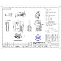 Connecteur de prise à angle droit de type C 14 broches stable pour carte passerelle IoT, interface signal et alimentation PCB