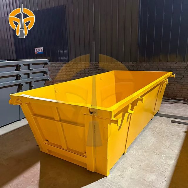 New Arrival Heavy Company logo Material Handling Recycling Skip Bin With Professional Technical Support