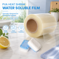 Film Shrink Wrap Polyva yang Larut dalam Air, Kantong Larut dalam Air, Film PVA yang Larut dalam Air