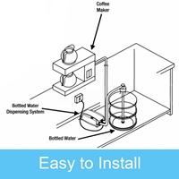 Système de distribution d'eau en bouteille Whaleflo AC BW4003A 110V 230V Flojet pour machine à café