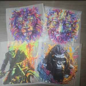 Pegatinas Termoadhesivas Personalizadas de Moda con Diseños de Cazadores de Demonios para Sudaderas, Vinilos Termoadhesivos de Plastisol - Product Image 2