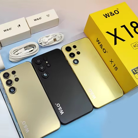 W&O X18 Cheap 6.56 Inch Smartphone 4GB RAM 64GB ROM 13MP Camera Global 4G LTE Android 12 Mobile