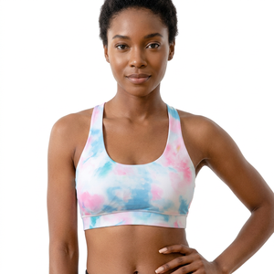 2025 Women's Fitness Gym Yoga <b>Bra</b> <b>Crop</b> <b>Tops</b> Breathable Custom Logo Exercise Workout Sports <b>Bra</b> with Front Logo Wholesale - Product Image 3