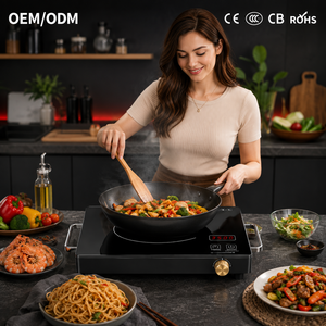 Cuisinière infrarouge haute puissance, écran tactile, 8 modes de cuisson, plaque de cuisson électrique, cuisinière en céramique, chauffage rapide, vente en gros, cuisine KI03003 - Product Image 1