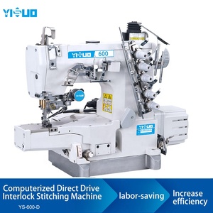 จักรเย็บผ้าอินเตอร์ล็อคแบบเตียงราบด้านซ้าย รุ่น YS-600-D ความเร็วสูง ขับเคลื่อนโดยตรง พร้อมระบบตัดด้ายอัตโนมัติ เหมาะสำหรับผ้าถัก - Product Image 2