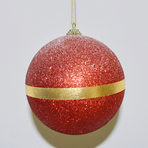 Boules <span class=keywords><strong>de</strong></span> Noël en plastique soufflé avec paillettes, 10 cm, 5 couleurs personnalisables, nouveauté 2022, pour décorations <span class=keywords><strong>de</strong></span> fêtes - Product Image 3