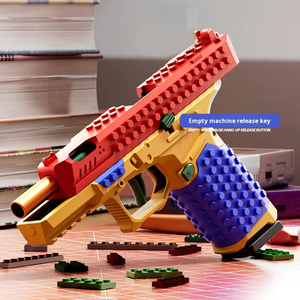 Giocattolo di Costruzione Fai-da-Te, Pistola SIG17 con Espulsione Automatica del Bossolo, Proiettili Morbidi <span class=keywords><strong>in</strong></span> Plastica per Bambini - Product Image 3