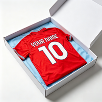 Vente en gros de maillots de football pour hommes, version joueur, Naples 100 ans, rouge, haute qualité, polyester/nylon, séchage rapide