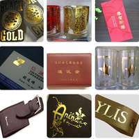 Nouveau PET DTF Transfert Film Rouleau UV DTF Feuille D'or Feuille D'argent DTF Film Film De Transfert De Chaleur pour jet D'encre Numérique