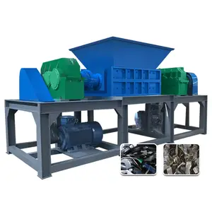 2024 Hot sale Scrap metal shredder recycling crusher machine double shaft shredder machine