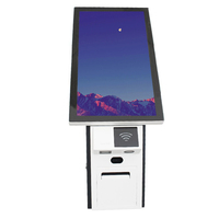 Kioks-pantalla táctil de 21,5 pulgadas para publicidad, pantalla táctil i3 Skylake, pago con NFC