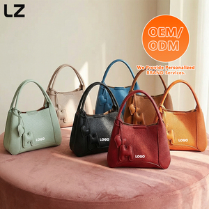 Borsa a Tracolla Mini in Vera Pelle LZ, Borsetta con Manico Superiore e Tracolla Regolabile, Sac à Main - Product Image 2
