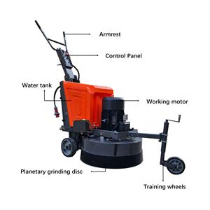 Pulidora de Pisos de Concreto para Aeropuertos de Alta Resistencia con Motor y Caja de Cambios, Máquina de Alta Eficiencia de 380V - Product Image 2