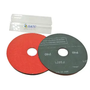 Satc Abrasive Resin Fiber Disc Kertas Backing Keramik Aluminium 80 Grit 115 Mm X 22 Mm