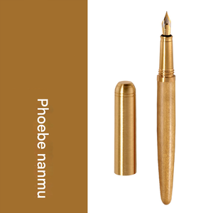 Ensemble de stylos plume à encre en bronze et ébène, adapté aux <span class=keywords><strong>étudiant</strong></span>s, cadeau créatif, stylo de signature - Product Image 2